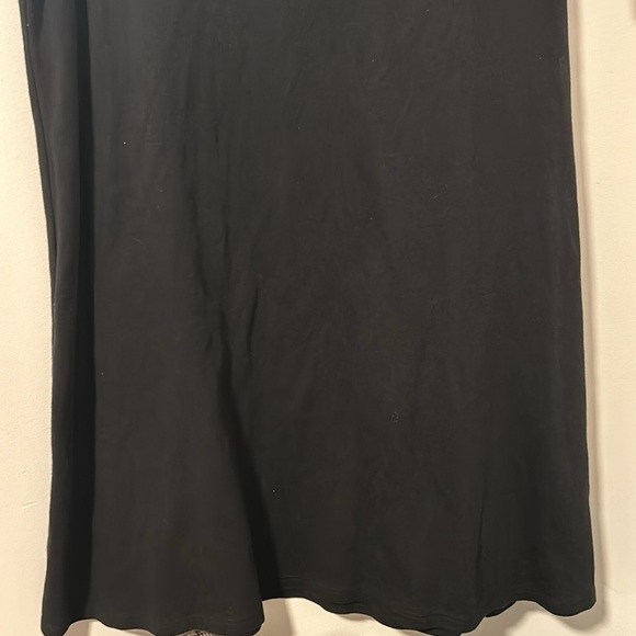 Eileen Fisher 100% Cotton Black T-Shirt Dress Size Medium - Picture 5 of 5